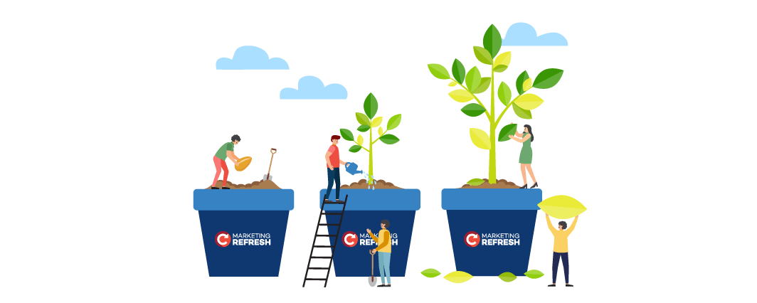 Illustration of Marketing Refresh helping an industrial company with its brand positioning